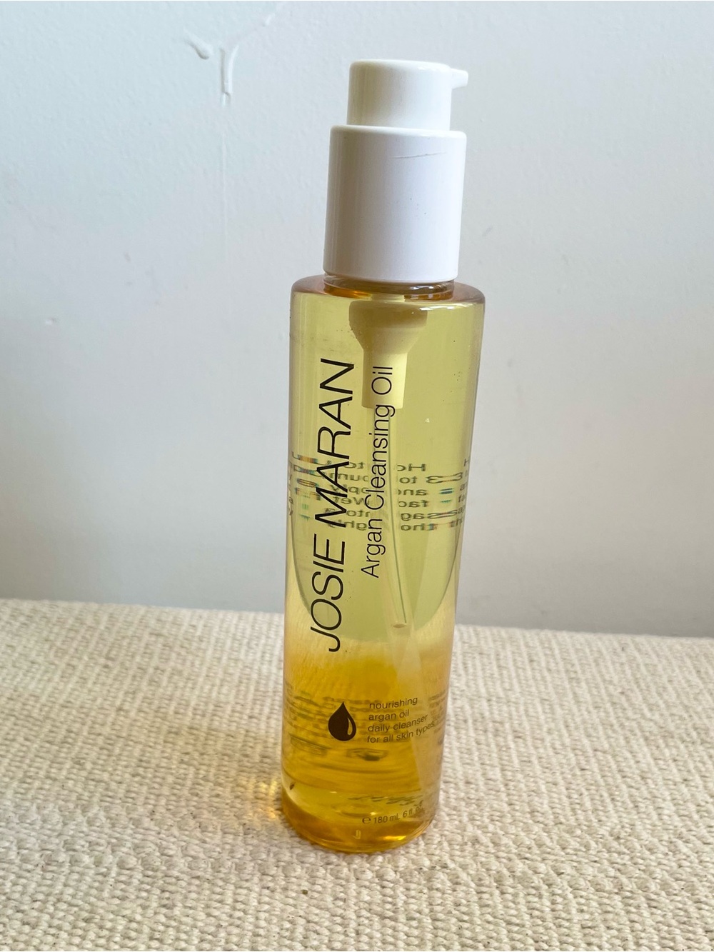 Josie Maran Nourishing Argan Cleansing Oil Daily Facial Cleanser 6 oz NEW